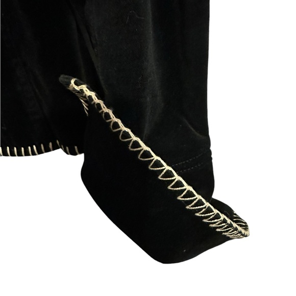 bebe Velvet Embroidered Blazer Jacket XS Vintage - Picture 9 of 14